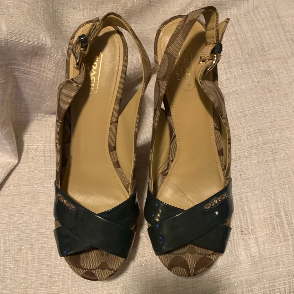Coach Wedge Sandals - Picture 2 of 6